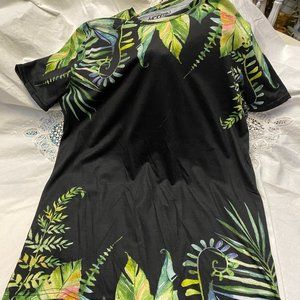 Modern Culture Tee=Jungle Print Silky-Small